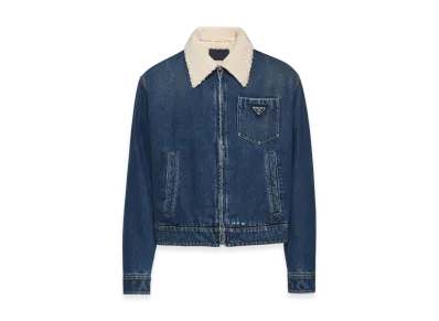 PRADA Padded Denim Jacket "Navy"