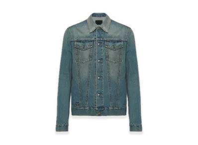 PRADA Denim Blouson Jacket "Light blue"