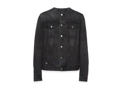 PRADA Denim Blouson Jacket "Black"