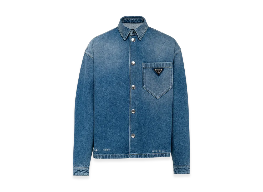 PRADA Organic Denim Shirt "Blue"