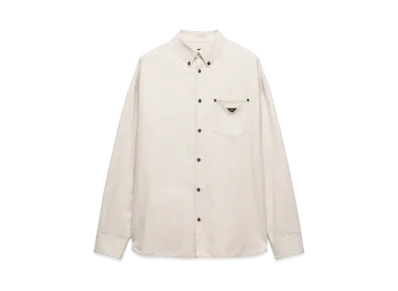 PRADA Men's Chambray Shirt "Natural"