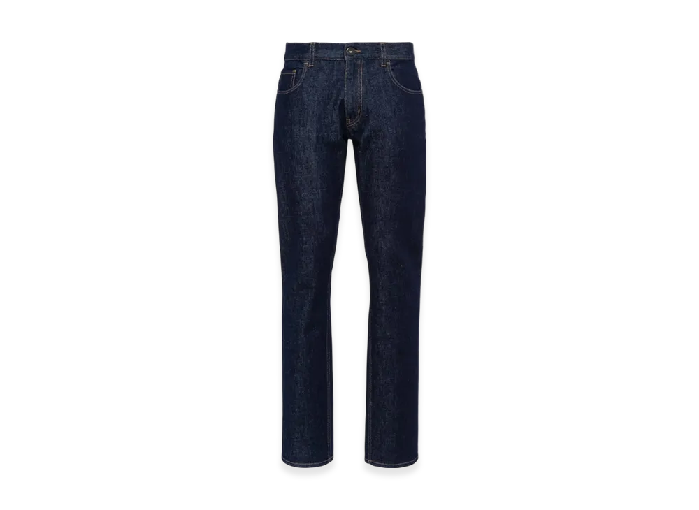 PRADA Comfort Denim Five-Pocket Jeans "Navy"