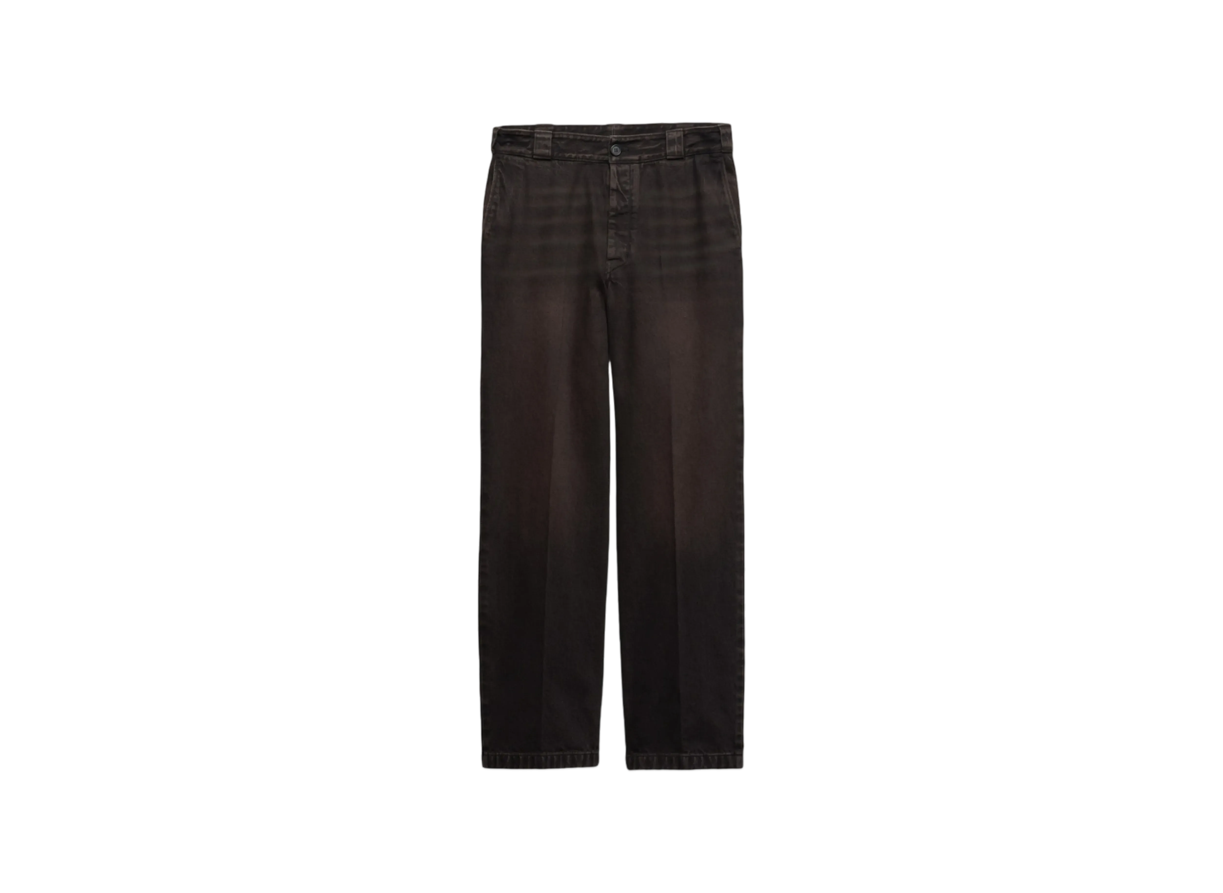 PRADA Men's Relaxed Fit Denim Jeans "Brown"