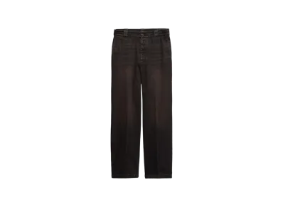 PRADA Men's Relaxed Fit Denim Jeans "Brown"