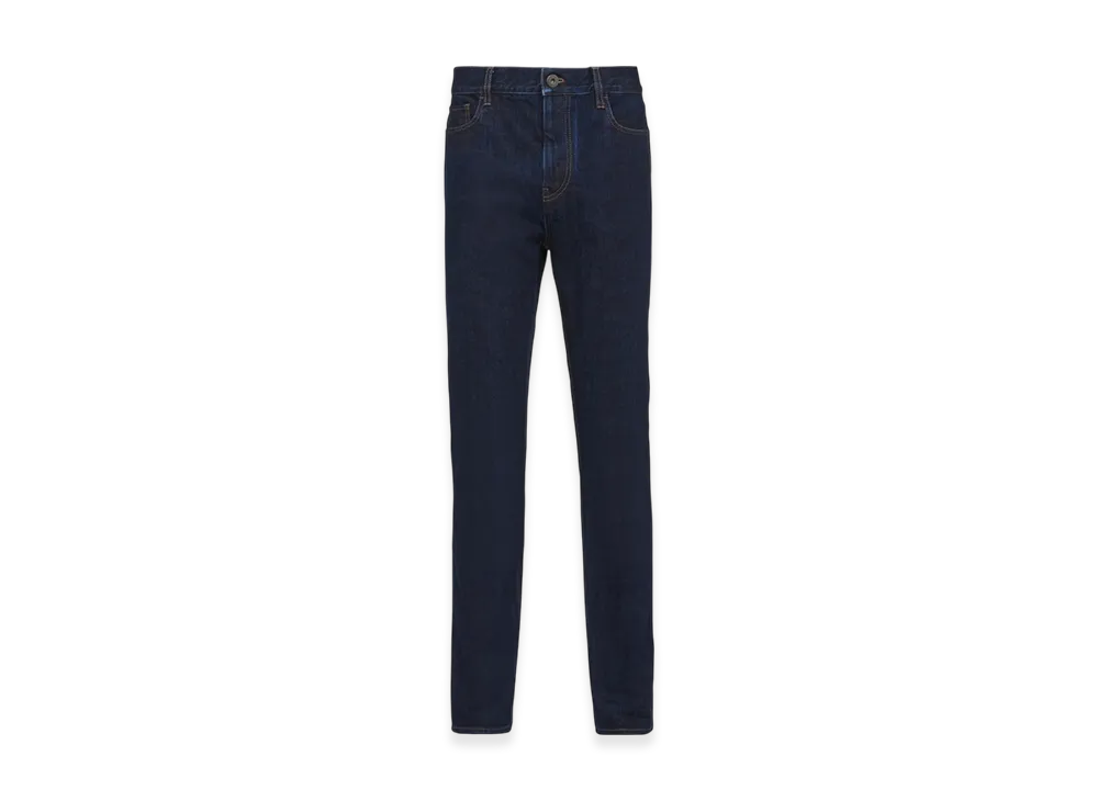 PRADA Five Pocket Denim Trousers "Navy"
