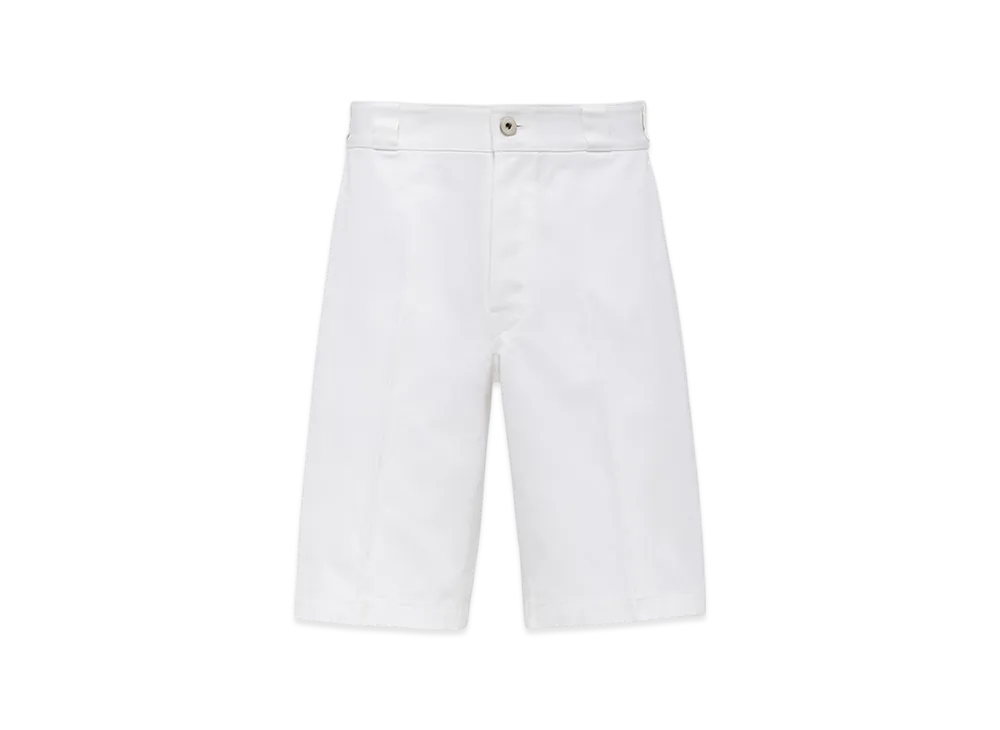 PRADA Drill Bermudas "Optical White"