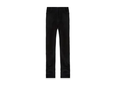 PRADA Five-Pocket Velvet Denim Jeans "Black"