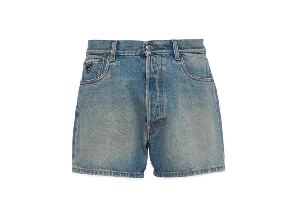 PRADA Denim Bermudas "Light Blue"