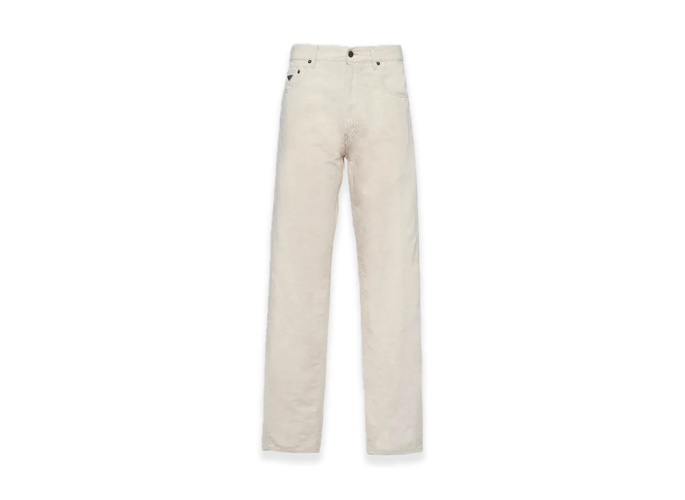 PRADA 5-Pocket Chambray Jeans "Natural"
