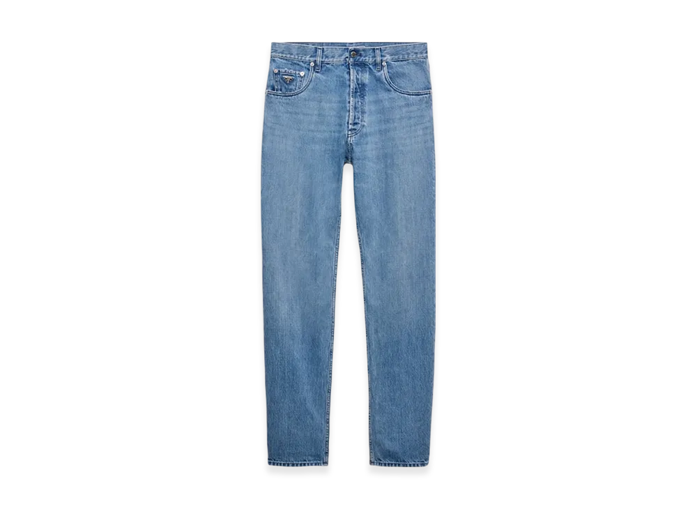PRADA Low-Rise Denim Jeans "Light Blue"
