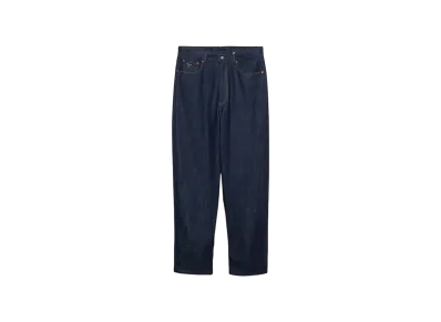PRADA Men's Wide, Selvedge Denim Jeans "Navy"