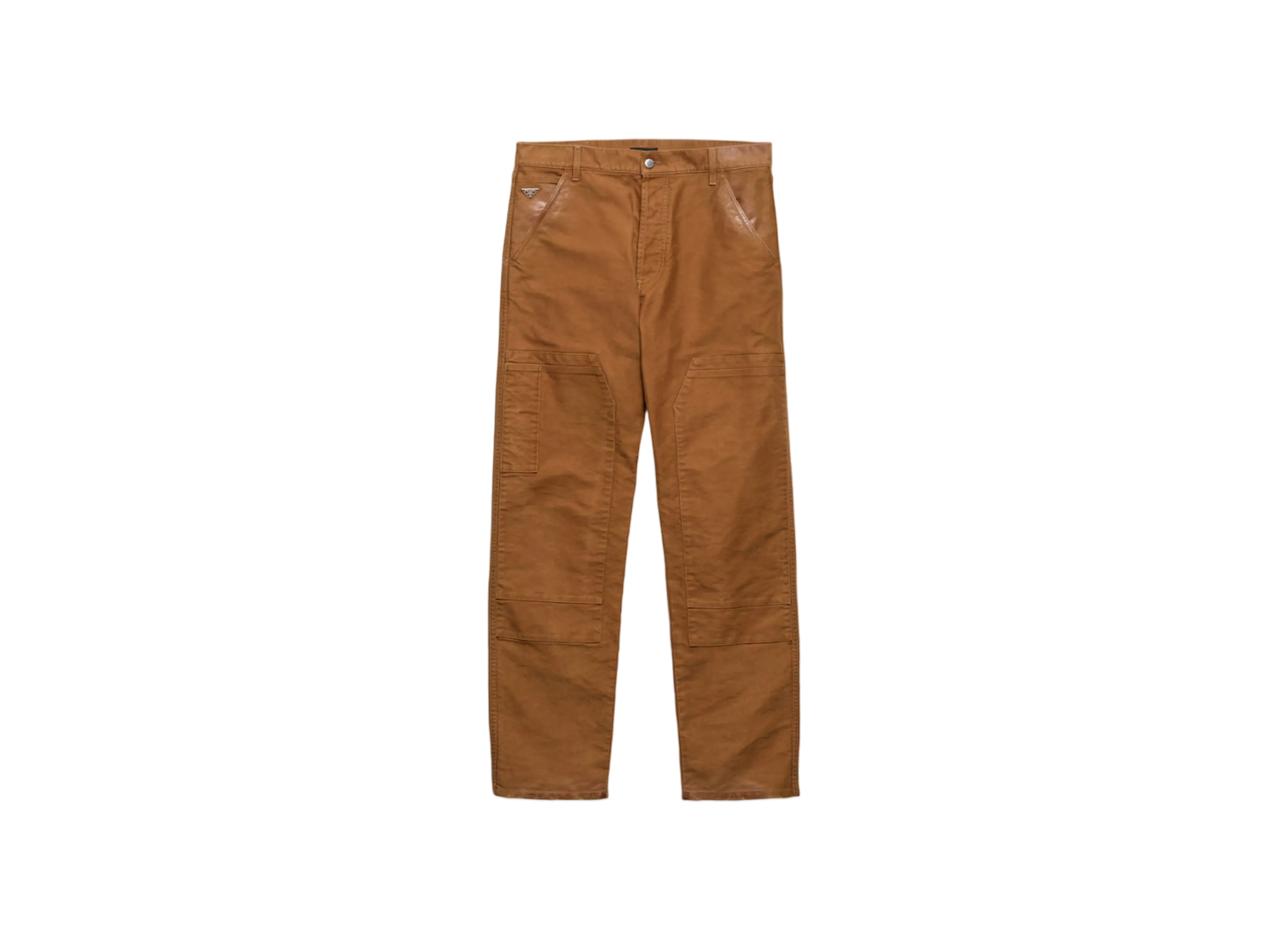 PRADA Men's Moleskin Pants "Light Brown"
