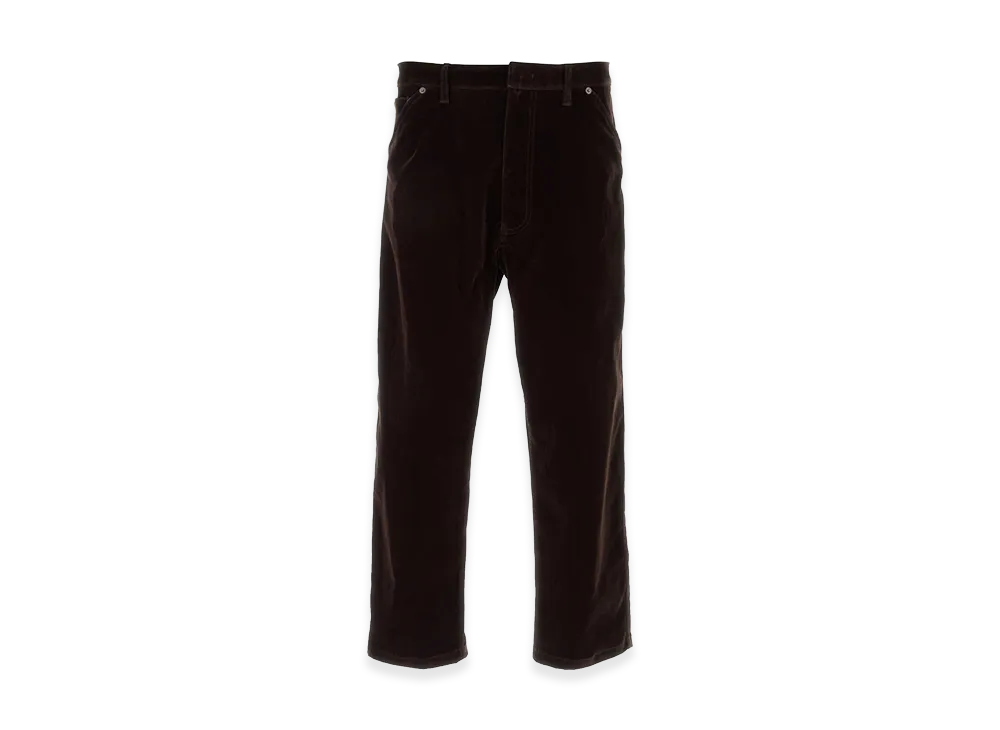 PRADA Velvet Denim Pant "Brown"