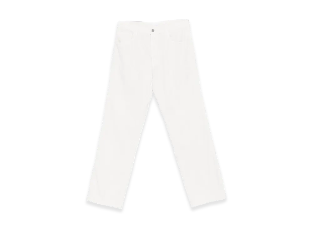 PRADA Chalk Cotton Pant "White"