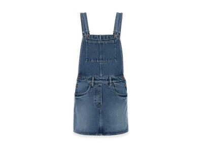 PRADA Women's Denim Dungarees Dress "Blue"