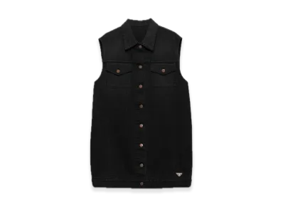 PRADA Denim Minidress "Black"