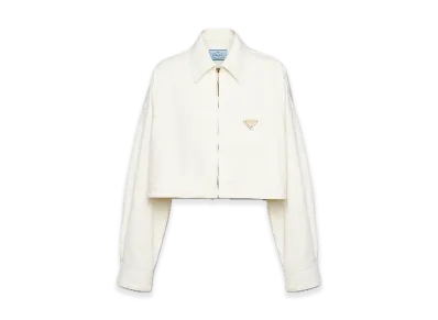 PRADA Denim Blouson Jacket "White"