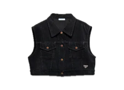 PRADA Corduroy Vest "Black"