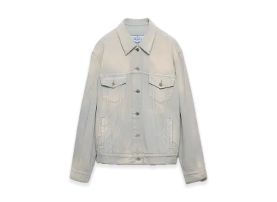 PRADA Corduroy Blouson Jacket "Light blue"