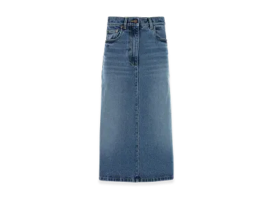 PRADA Women's Denim Skirt "Blue"