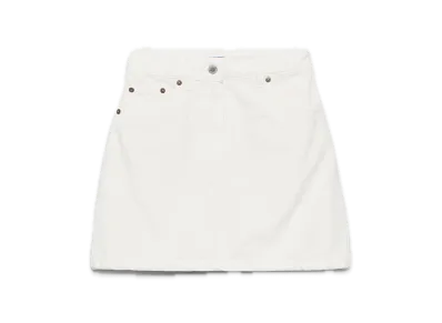 PRADA Denim Mini Skirt "White"