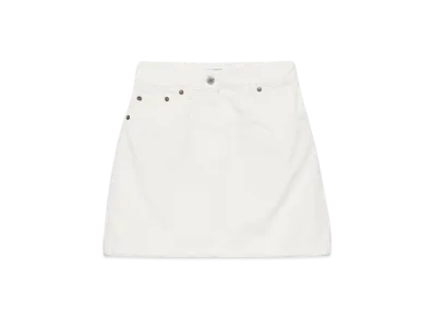 PRADA Women's Denim Miniskirt "White"