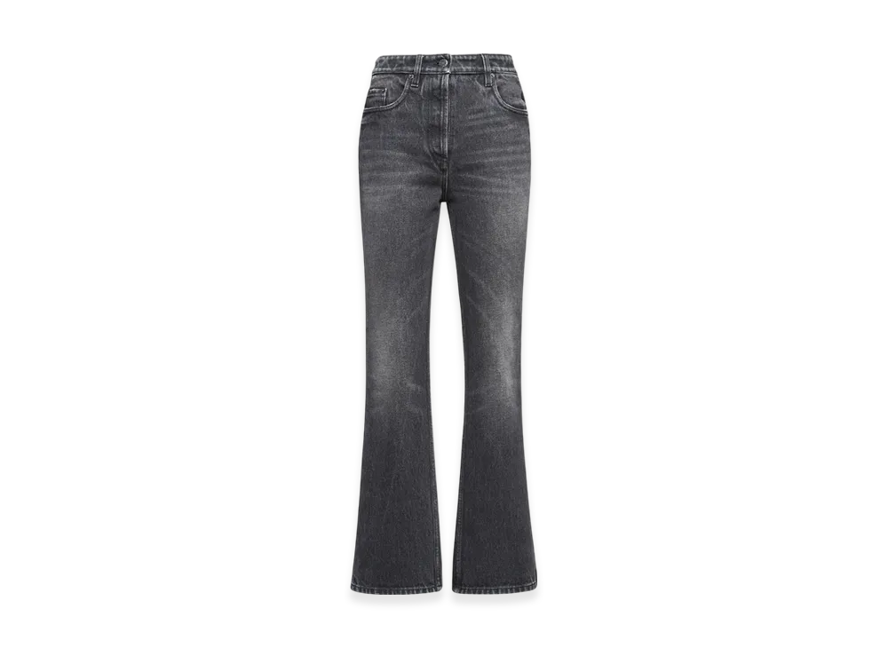 PRADA Women's Five-Pocket Denim Jeans "Black"