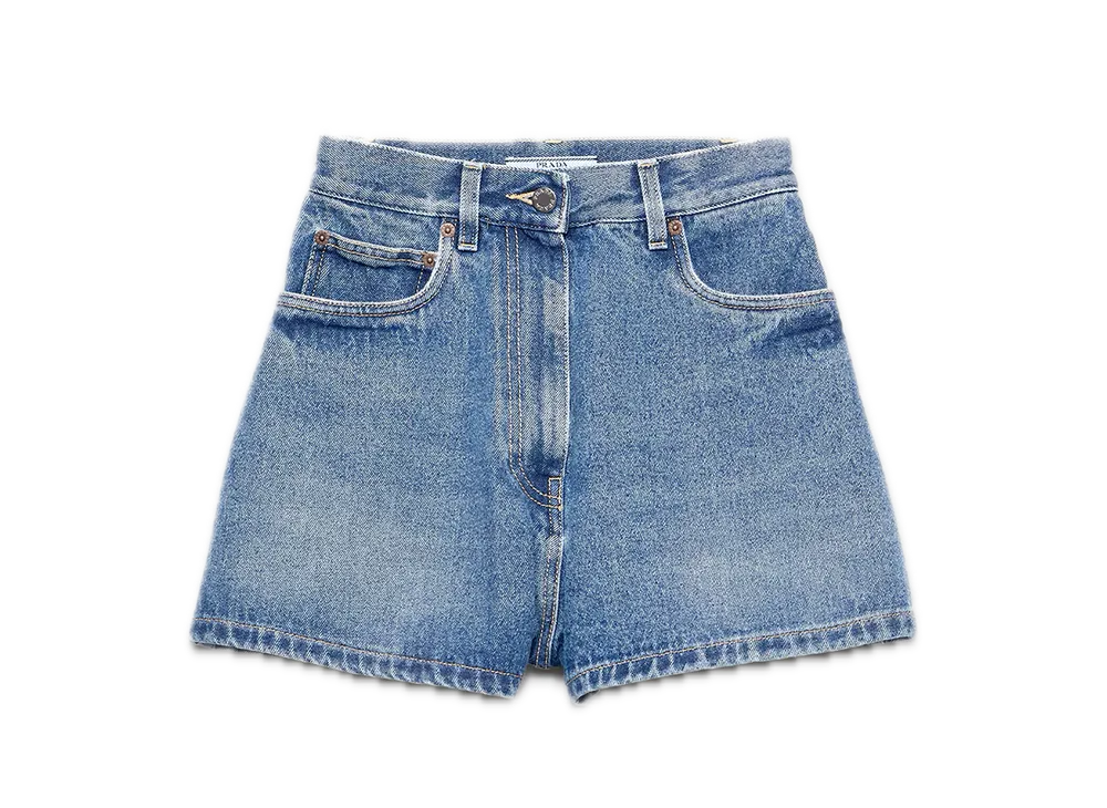PRADA Denim Shorts "Light blue"