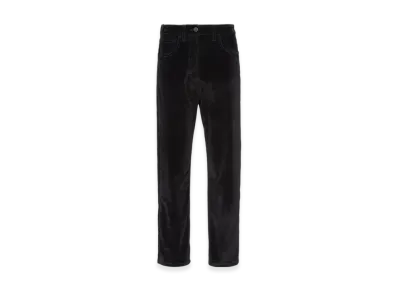PRADA Women's Five-Pocket Velvet Denim Jeans "Black"