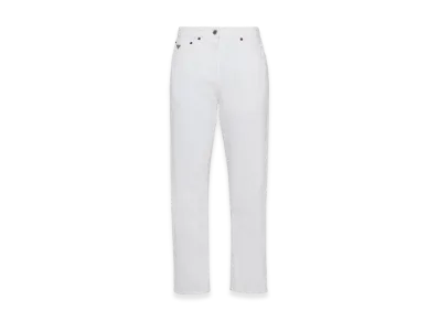 PRADA Women's Five-Pocket Bull Denim Jeans "White"