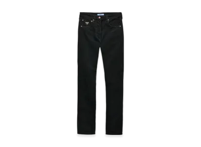 PRADA Women's Five-Pocket Corduroy Jeans "Black"