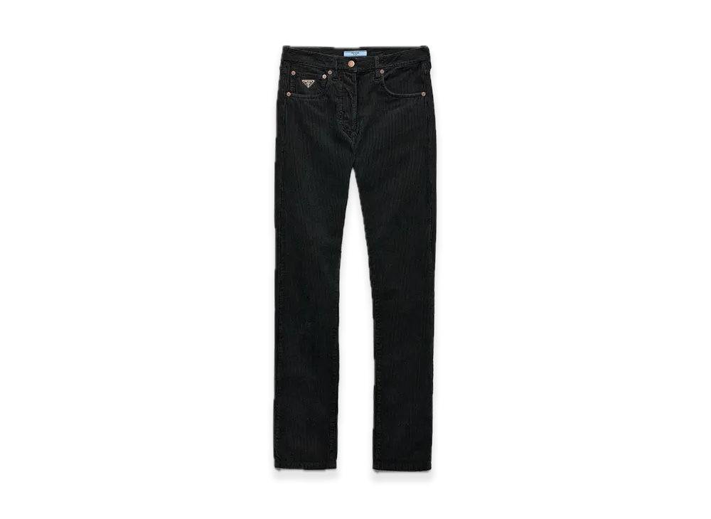 PRADA 5-Pocket Corduroy Jeans "Black"