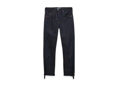 PRADA Women's Straight Jeans In Selvedge Denim "Navy"