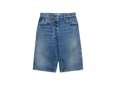 PRADA Women's Denim Bermudas "Light Blue"