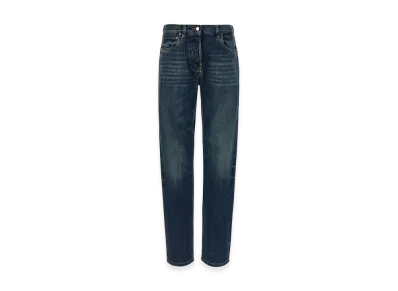 PRADA Women's Trompe L'oeil Heart Jeans "Blue"