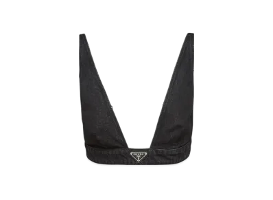 PRADA Women's Denim Top "Black"