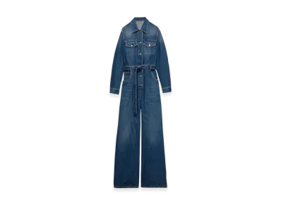 PRADA Women's Denim Jumpsuit "Navy"