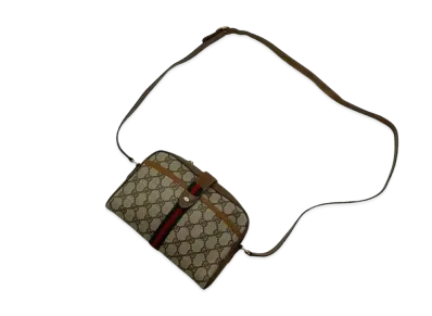 GUCCI Shoulder Bag Old Gucci GG Plus Sherry "Brown"