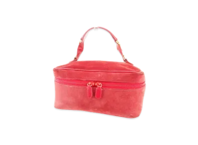 GUCCI Bamboo Horsebit Suede "Red"