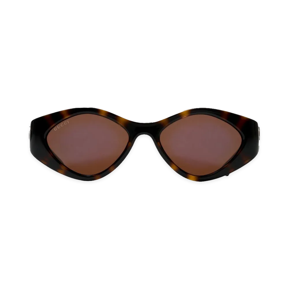 GUCCI Women's GG2121S Sunglasses Synthetic "Brown"