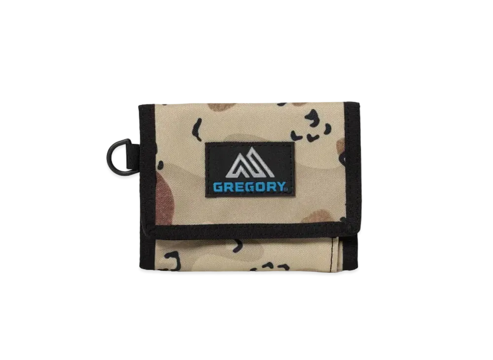 GREGORY x BEAMS Trifold Wallet "Choco Chip Camo"