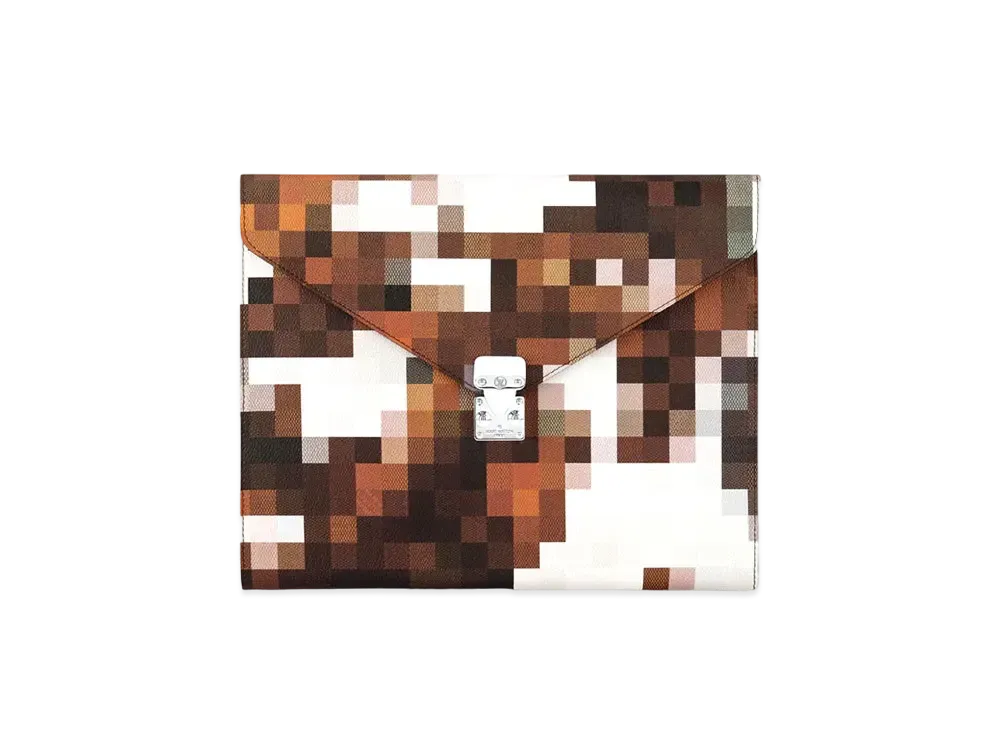 Louis Vuitton Mark Folder Cowmooflage "Brown"