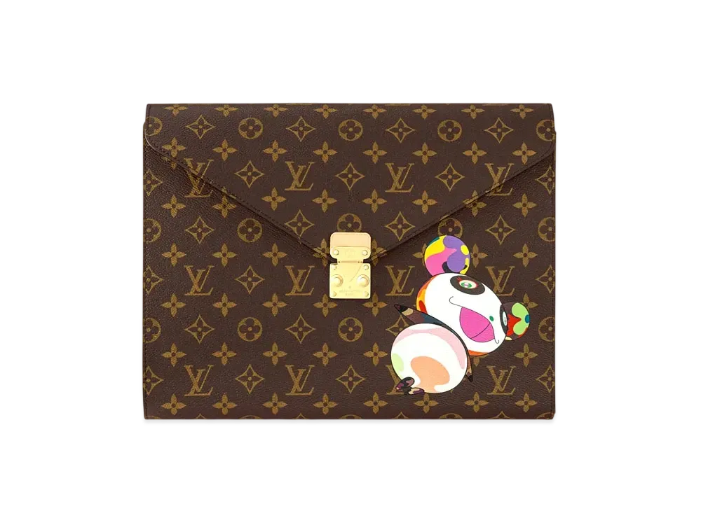 Louis Vuitton x Takashi Murakami Superflat Characters Mark Folder Monogram