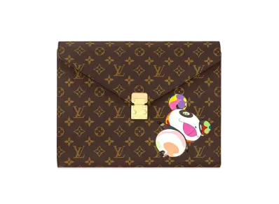 Louis Vuitton x Takashi Murakami Superflat Characters Mark Folder Monogram