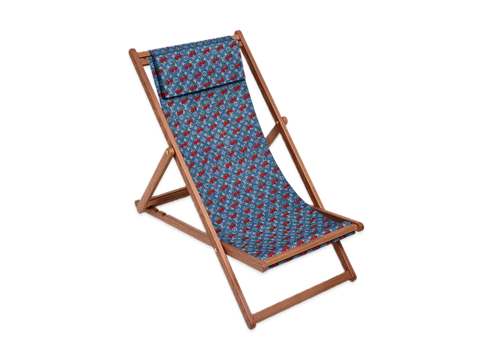 Louis Vuitton x Takashi Murakami Chilienne "Cherry Denim Blue"