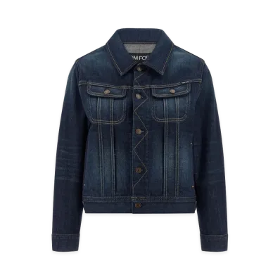 TOM FORD Women's Japanese Denim Jacket "Blue"