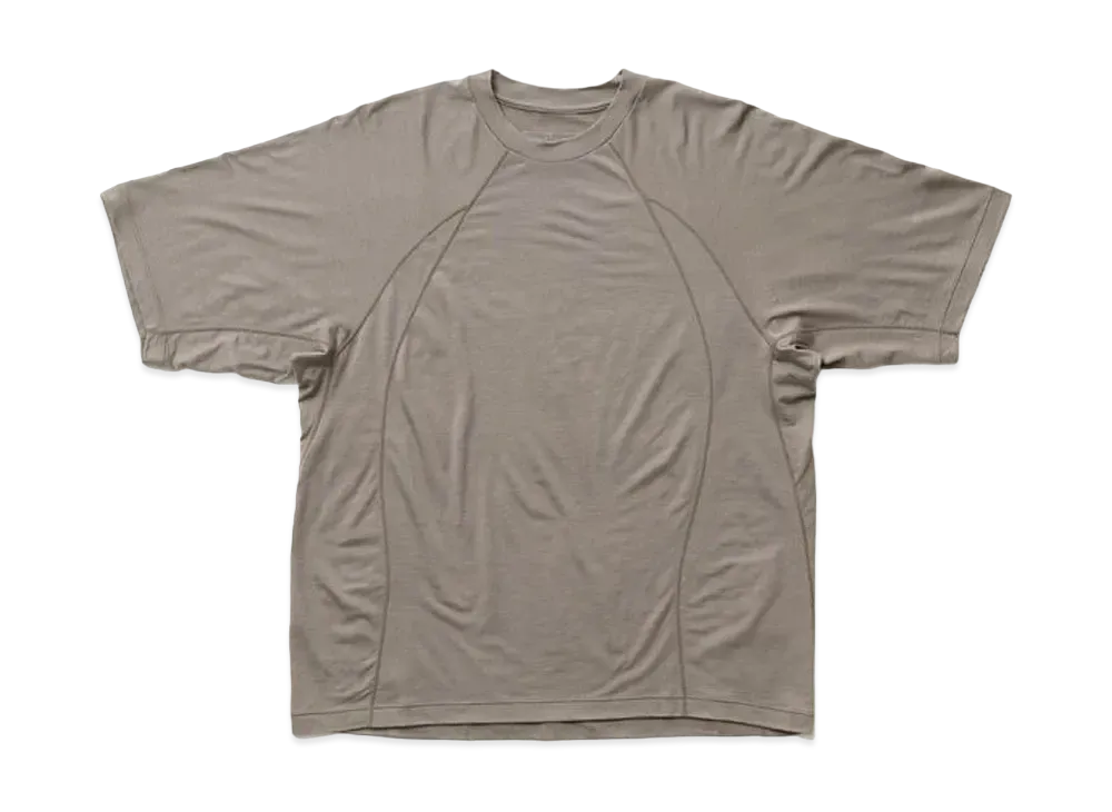 Goldwin 0 Wool Tee Shirt (Unisex) "Grayish Beige"