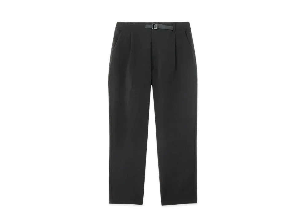 Goldwin One Tuck Tapered Stretch Pants "Black"