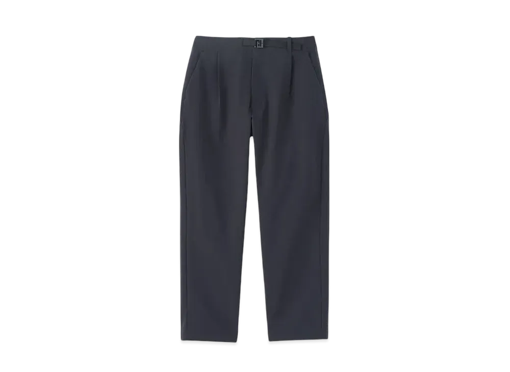Goldwin One Tuck Tapered Stretch Pants "Navy"