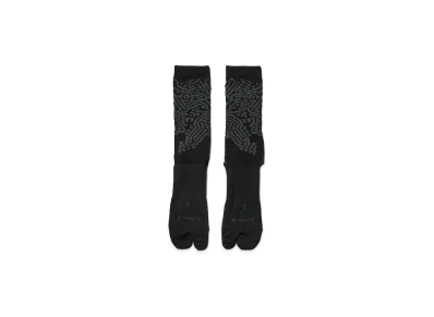 Goldwin 0 Paper Fiber Tabi Mid Cut Socks "Black"